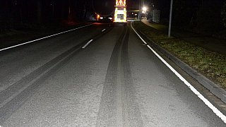 190-Tonnen-LKW versperrt die Osningstraße