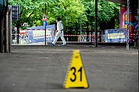 Bilder der Spurensicherung nach dem Messerangriff. - © Paul Brinkmann