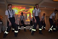 Tanzteam: Ludwig Dalmmeyer (von links), Tobias Fabian (verdeckt), Lukas Witte, Martin Wacker, Sebastian Prüßner (verdeckt), Robert Dallmeyer und Clemens Dallmeyer. - © Ekkehard Hufendiek