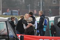 Die A33 gehörte heute den Läufern, Inlinern, Radfahrern und Spaziergängern. - © Foto: Christian Helmig