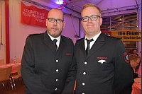Führungswechsel: Stephan Kaiser (links) und Sven Sandweg stehen jetzt an der Spitze des Brockhagener Löschzuges. - © Birgit Nolte