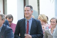 Abschiedsfeier für HK-Lokalchef Herbert Gontek: Volksbank-Pressesprecher Timo Klack. - © Foto: Heiko Kaiser