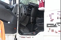 Zwei Lkw sind am Freitagmorgen auf der B68 in Borgholzhausen frontal zusammengestoßen. - © Andreas Eickhoff