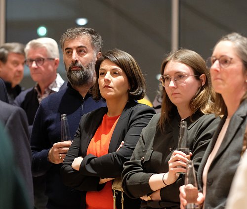 SPD-Kandidatin Elvan Korkmaz-Emre am Sonntagabend im Gütersloher Kreishaus. - © Andreas Frücht