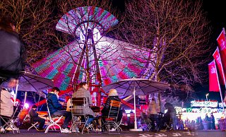 Der Pop-up-Biergarten konnte nur aus einem bestimmten Grund zu Sünne Peider nach Versmold kommen. - Andre Schneider