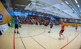 Zehn Jahre lang fand die Pokal-Endrunde in Versmold statt. Bis zu 800 Zuschauer kamen zu den Spielen. - Nico Seifert