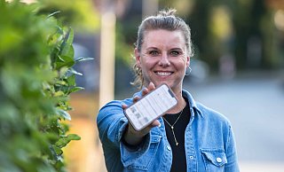 Bea Schureitz aus Versmold weiß, wie Instagram funktioniert. - Andre Schneider