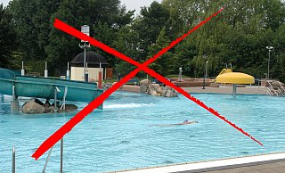 Dass es in Halle kein Freibad und keinen Badesee gibt, wurde von den ersten Teilnehmern des "OrtsChecks" bemängelt. - Nicole Donath