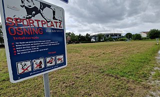 Der Osning-Sportplatz wurde vor gut einem Jahr aufwendig saniert. - Uwe Pollmeier