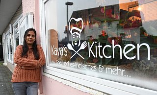 Kayathiri Uthrakumar kocht in ihrem Restaurant "Kaya's Kitchen" echt indische Küche. - Jonas Damme