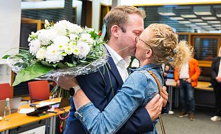Michael und Saskia Meyer-Hermann feierten das gute Ergebnis. - Andre Schneider