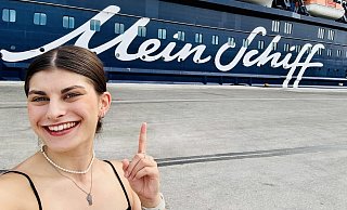 Seit Ende September ist die "Mein Schiff 5" Arbeitplatz und Zuhause von Sina Kurlbaum - Sina Kurlbaum