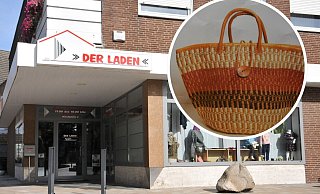 Wer hat diese Tasche gekauft? Sie ist zwar gebraucht, wurde aber von einer Kundin für ihren Einkauf mitgebracht und dann versehentlich im Laden verkauft. Die ursprüngiche Besitzerin hätte das gute Stück gerne wieder zurück. - Frank Jasper / Birgit Nolte