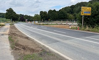 Die L785 am Ortsausgang Borgholzhausen ist wieder wie gewohnt befahrbar. - Dirk Speckmann