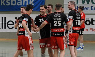 Hörstes Handballer hatten am Samstag erneut Grund zum Jubeln. Der souveräne Erfolg in Hombruch erhöht die Chancen der Rothosen auf den Klassenerhalt. - Marc Uthmann