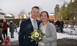 Vanessa Kaup (geb. Gerdkamp) und Carl Lennart Kaup haben geheiratet. - Ekkehard Hufendiek