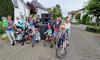 Anwohner der Gartenstraße wünschen sich einen Verbleib des Blitzers oder zumindest der beiden Dialog-Displays. - Uwe Pollmeier
