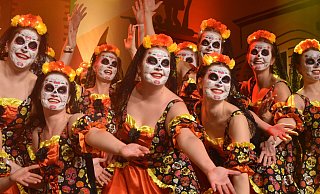 Die Dressup Sisters feiern den mexikanischen Tag der Toten. - Birgit Nolte