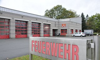 Das Feuerwehrgerätehaus in Amshausen wird im Falle eines länger anhaltenden Stromausfalls zum Notfallinformationspunkt. - Frank Jasper