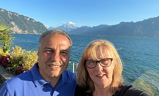 Abdul Nasser und Heike Abdul-Razzak wollen mehr Zeit für Familie, Reisen und Hobbys. Am Samstag feiern sie Abschied in ihrem "Liban". - Sammy Abdul-Razzak