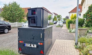 Klaus ist weitergezogen. Drei Wochen lang war er in der Haller Gartenstraße im Einsatz. - Uwe Pollmeier