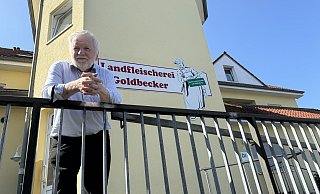 Heinz Bauer startet mit seinem Partyservice im ehemaligen Ladengeschäft der Landfleischerei Goldbecker. - Anke Schneider