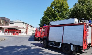 Die Freiwillige Feuerwehr Versmold war bei TFB (Reinert) im Einsatz. - Andre Schneider