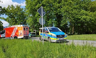 In Loxten ist es auf Tappmeyers Weg Ecke Laerstraße Mittwochnachmittag zu einem Unfall gekommen. - Andre Schneider