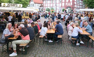Der Venghauss-Platz war an allen Tagen des Bierfestes bestens besucht. - Alexander Heim