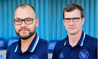 Malte Becker (links) und Tobias Flade heißen die beiden neuen Trainer von Fußball-Bezirksligist Spvg. Versmold. - Malte Becker