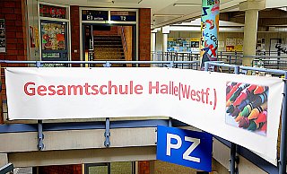 Die Gesamtschule Halle steht weiter vor einer ungewissen Zukunft. - HK