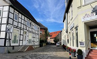 An dieser Stelle wird der Klingenhagen für ein paar Monate im Jahr gesperrt. Anwohner wollen jetzt eine dauerhafte Sperrung. - Stadt Borgholzhausen