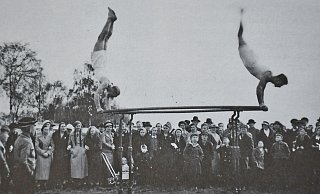 Ein Turnfest der Spvg. in den 1930er Jahren. - Chronik