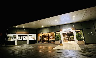 Das Restaurant "Kantine" im Haller Ravenna-Park nahe der A33 darf jetzt zwei Nacht-Events pro Monat veranstalten. - Nicole Donath