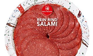 Die Rindersalami der Marke Wiltmann wird aufgrund des Nachweises von Krankheitserregern zurückgerufen. - Franz Wiltmann GmbH & Co. KG