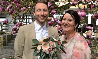 Philipp und Leonie Wolnik (geborene Schildmann) haben geheiratet. - Ekkehard Hufendiek