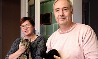Lizzy und Smoky leben noch. Das ist einem Schutzengel und der Aufmerksamkeit ihrer Besitzer Barbara und Axel Gutmann zu verdanken. - Anke Schneider