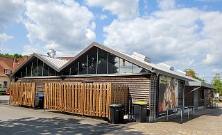 In Loxtens Dorfzentrum entsteht ein neuer "Tante-Enso"-Markt. Er soll zum Jahresende den Betrieb aufnehmen. - Marc Uthmann