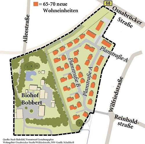 Die Pläne im Überblick. - © Stadt Bielefeld/Jürgen Schultheiß