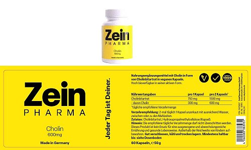 Zein Pharma ruft Cholin-Kapseln zurück. - © Zein Pharma