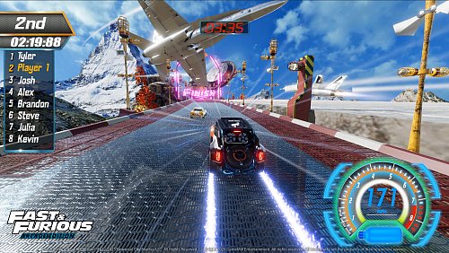 Wer als Erster ins Ziel kommt, erledigt die Mission. In diesem Fall: Einen Raketenstart in den Schweizer Alpen stoppen. - © GameMill Entertainment