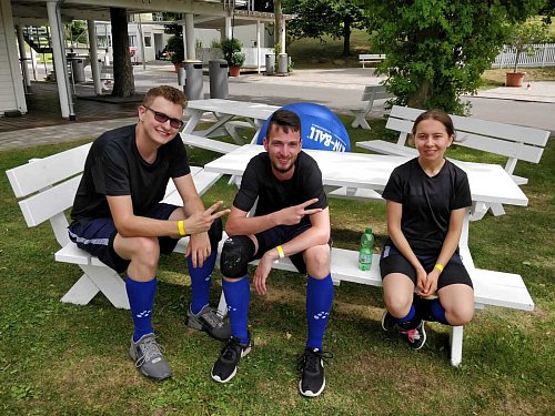 Drei TSG-Vertreter präsentierten ihre Sportart beim ZDF Fernsehgarten. Sie berichteten von einer einzigartigen Erfahrung. - © TSG Media