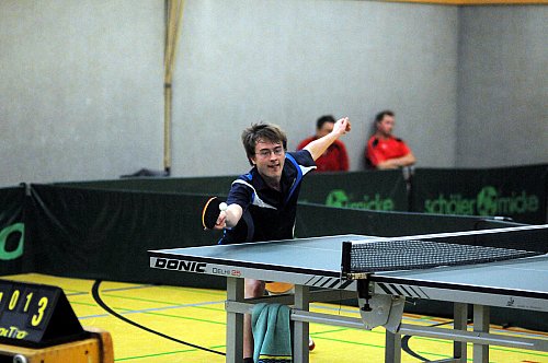 Nummer eins beim SC Halle: Christoph Schwan. - © Foto: Jonas Geske