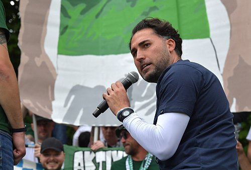 Julian Hesse, Trainer des FC Gütersloh, freut sich auf das Gastspiel des 1. FC Union Berlin im Heidewaldstadion. - © sport/presse/foto Dünhölter