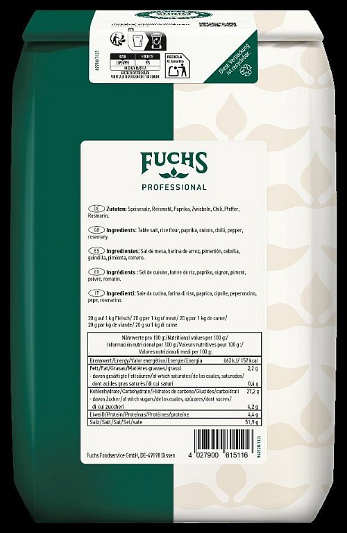 Die Firma Fuchs GmbH & Co. KG ruft die Wild Gewürzmischung sowie die BBQ-Grill Gewürzzubereitung zurück. - © Fuchs Foodservice GmbH