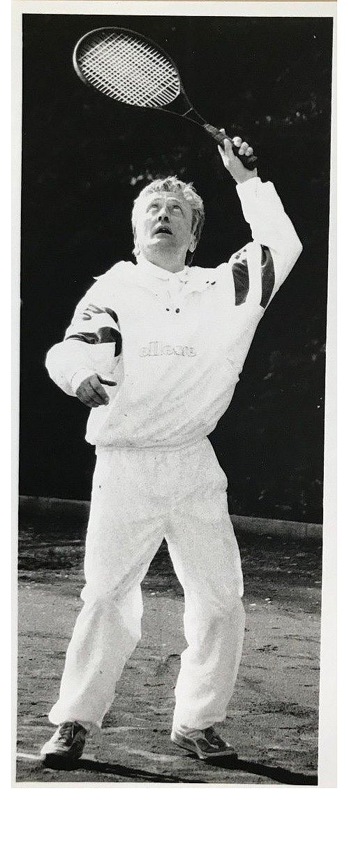 Tennis spielte Weber mit Leidenschaft. - © Archiv