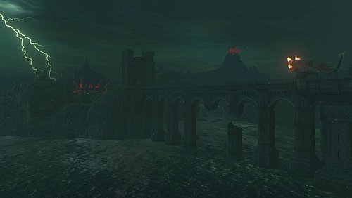 Die Unterwelt sorgt im aktuellen Teil für deutlich düsterere Stimmung als noch bei "Breath of the Wild". - © Nintendo, 2023