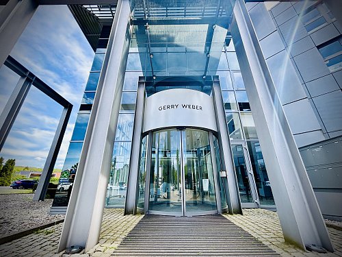 Die Firmenzentrale der Gerry Weber International GmbH an der Haller Neulehenstraße. - © Nicole Donath