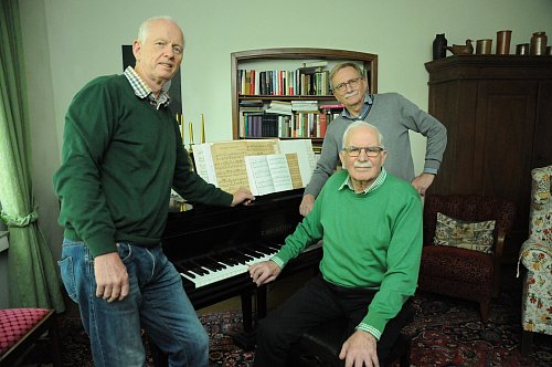 Geben in der BU den Ton an: Vorsitzender Dierk Bollin (von links), der ehemalige Vorsitzende Konrad Upmann und Fraktionschef Dieter Rerucha. - © Heiko Kaiser