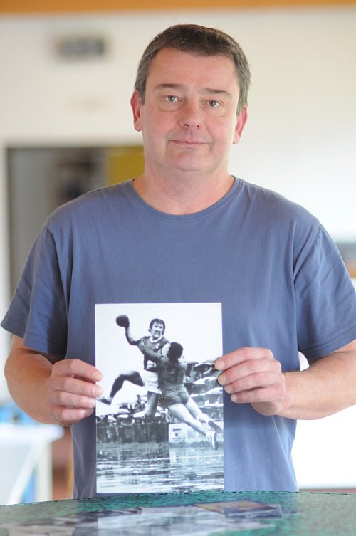 Istvan Varga junior: Derselbe Name, dieselbe Leidenschaft: Handball. - © Foto: Heiko Kaiser
